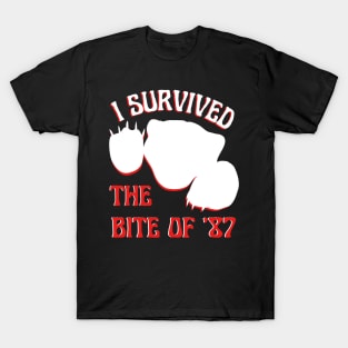 I Survived The Bite of '87 T-Shirt